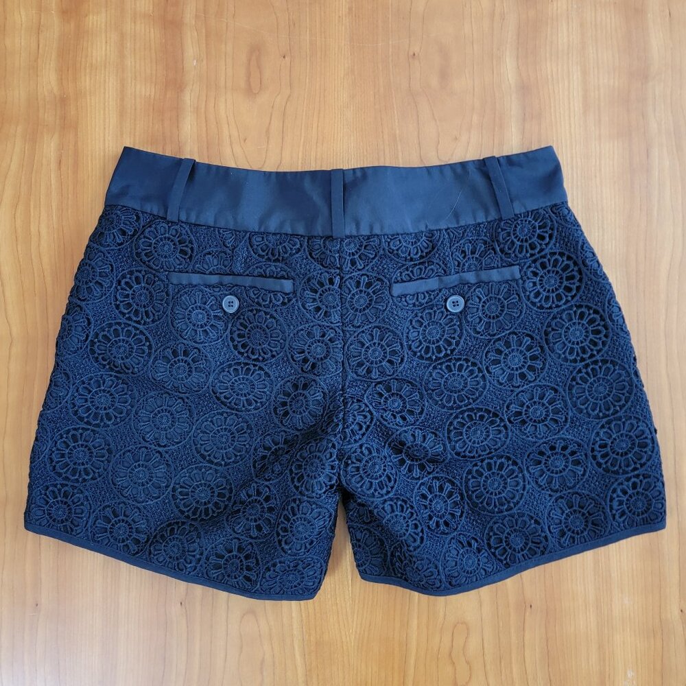 The Limited Navy Lace Crochet Tailored Dress Shorts - 2 - Picture 2 of 6